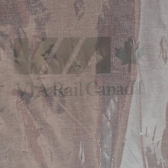 VIA RAIL CANADA Travel Bag Heathered Grey BNIP 🍁 - Picture 3 of 4